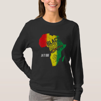 Black History Month 247365 Melanin 2022 T-Shirt