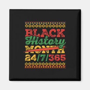 Black History Month 247365 Men Women Kids Black Hi Magnet