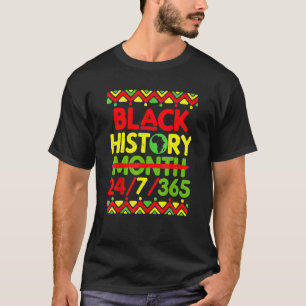 Black History Month 247365  Pride African American T-Shirt