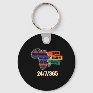 Black History Month 247365 Shirt Pride African Ame Keychain