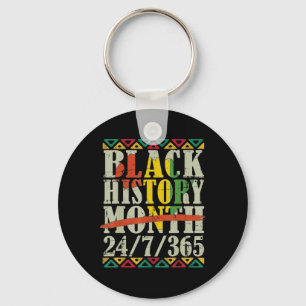 Black History Month 247365 With African Map Flag 1 Keychain