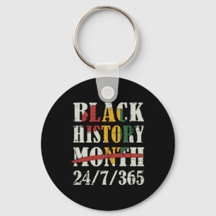 Black History Month 247365 With African Map Flag  Keychain