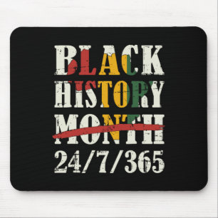 Black History Month 247365 With African Map Flag  Mouse Pad
