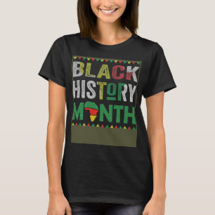 Black History month 365 special Patriotic Afro Ame T-Shirt