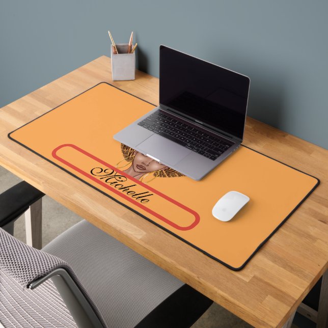 Black History Month add your name Desk Mat (Office 2)