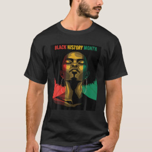 Black History Month African American Afro Gifts Wo T-Shirt