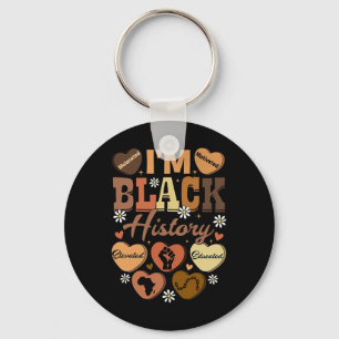 Black History Month African American Celebration Keychain