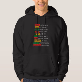 Black History Month African American Country Celeb Hoodie