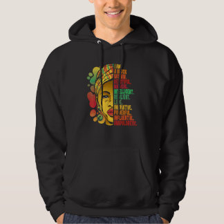 Black History Month African American I Am A Black  Hoodie