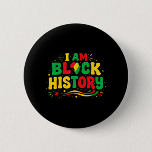 Black History Month African American Pride 2 Inch Round Button