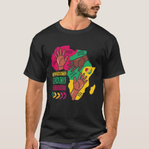 Black History Month African American Pride Black H T-Shirt