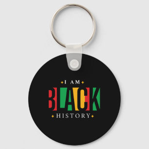 Black History Month African American Pride Melanin Keychain