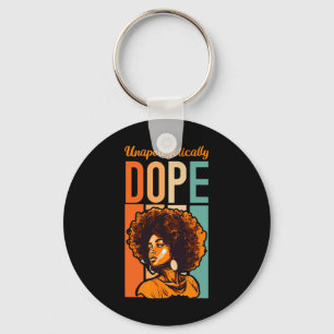 Black History Month African American Unapologetica Keychain