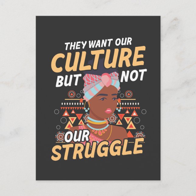 Black History Month African American Women Postcard (Front)