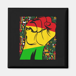 Black History Month African Fist Powerful  Magnet