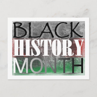 Black History Month (African Flag) Postcard