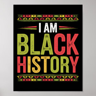 Black History Month African Roots African American Poster