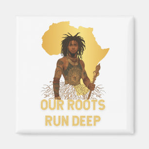 Black History Month African Roots Run Deep Heritag Magnet