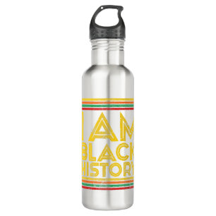 Black History Month African Woman Afro I Am The St 710 Ml Water Bottle