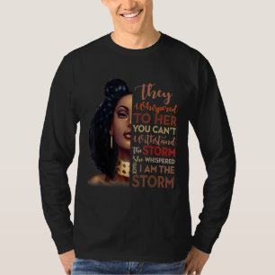 Black History Month - African Woman Afro I Am The T-Shirt