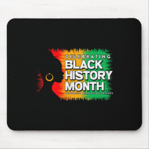Black History Month Afro African American Juneteen Mouse Pad