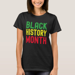 Black History Month Afro African Pride Celebration T-Shirt