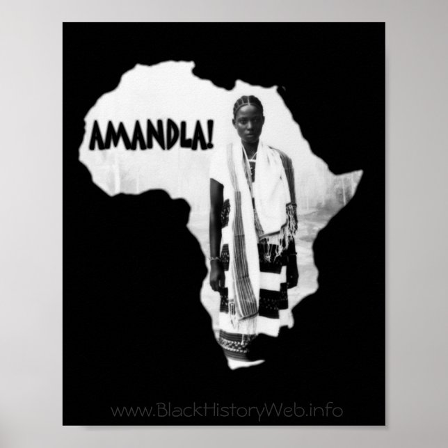 Black History Month - AMANDLA! Poster (Front)
