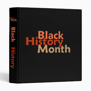 BLACK HISTORY MONTH Avery Binder