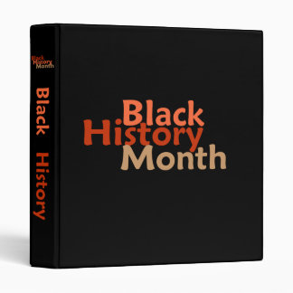 BLACK HISTORY MONTH Avery Binder