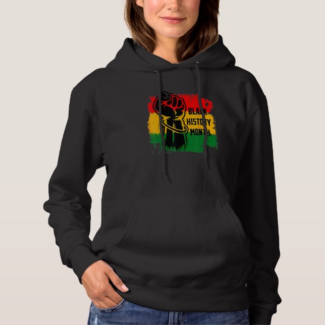 Black History Month BHM African For Men Women & Ki Hoodie (Front)