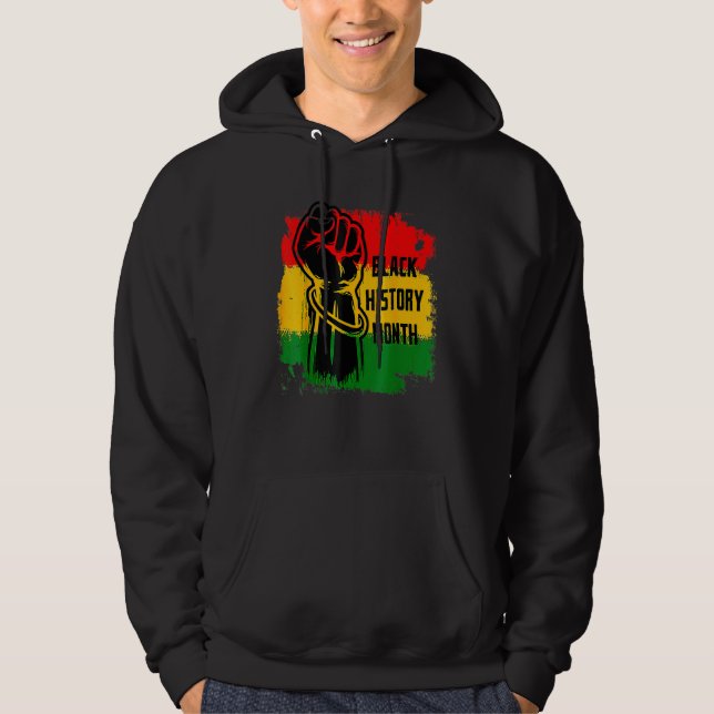 Black History Month BHM African Gift For Men, Wome Hoodie (Front)