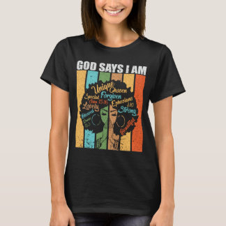 Black History Month Black African American T-Shirt