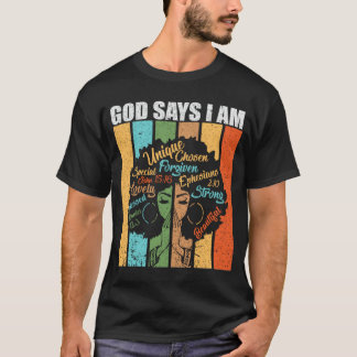 Black History Month Black African American T-Shirt