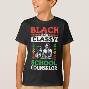 Black History Month Black And Cly School Registrar T-Shirt
