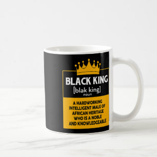 Black History Month Black King For African Men  Coffee Mug