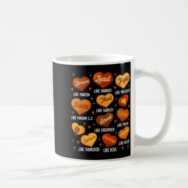 Black History Month Black Leaders African American Coffee Mug (Right)