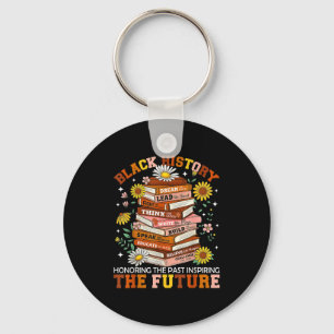 Black History Month Black Leaders African American Keychain