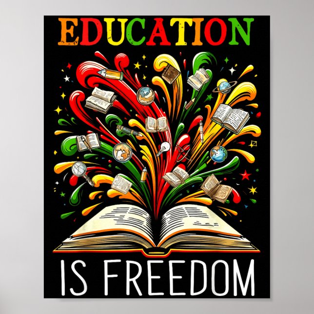 Black History Month Black Leaders African American Poster (Front)