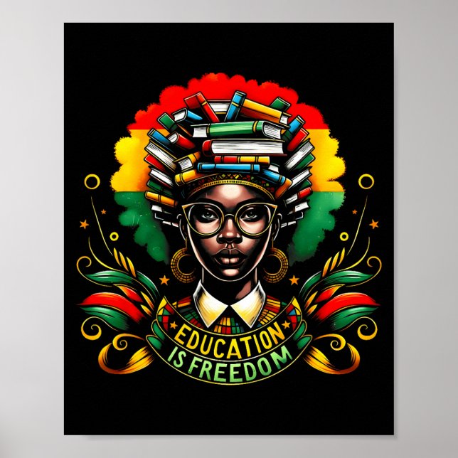 Black History Month Black Leaders African American Poster (Front)