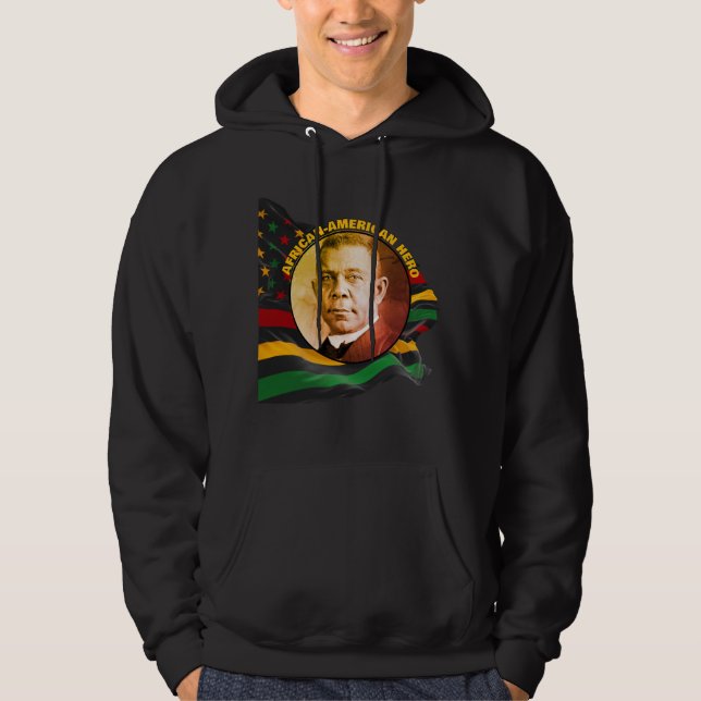 Black History Month BOOKER T WASHINGTON Hoodie (Front)