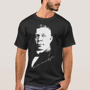 Black History Month Booker T Washington Silhouette T-Shirt
