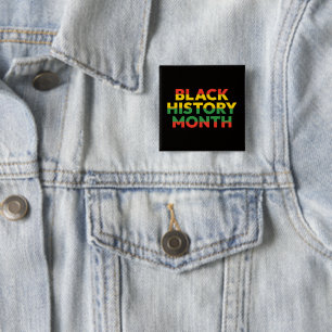 Black History Month Button