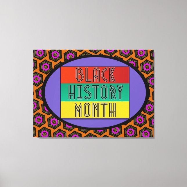 Black History Month Canvas Print (Front)