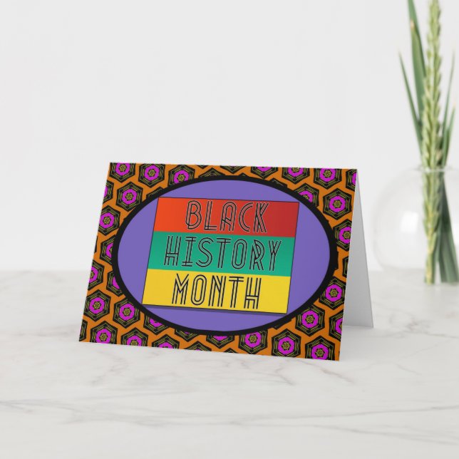 Black History Month Card (Front)
