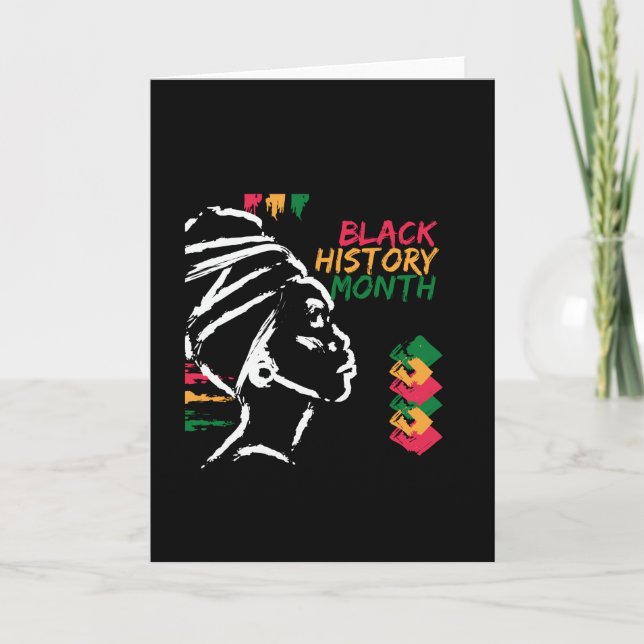 Black History Month Card (Front)