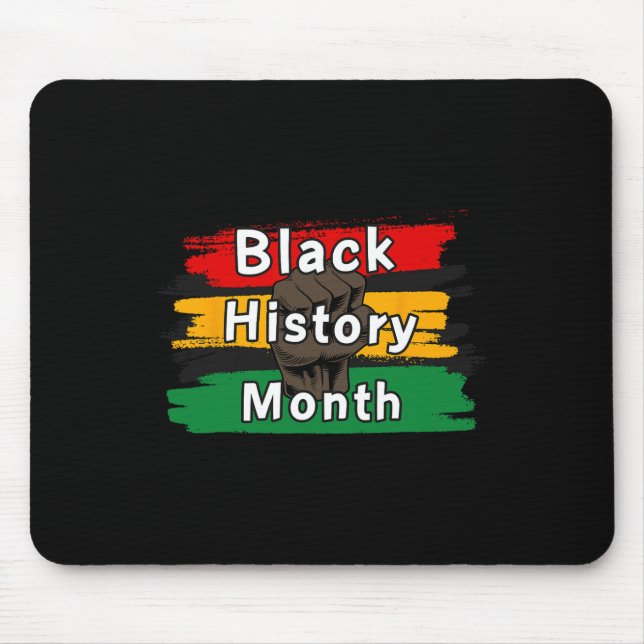 Black History Month Celebrating Rise Together 1  Mouse Pad (Front)