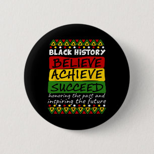 Black History Month Celebration African American H 2 Inch Round Button