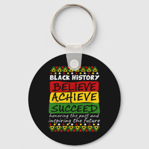 Black History Month Celebration African American H Keychain