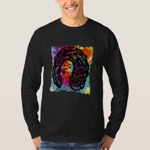 Black History Month Cute Melanin Queen African Wat T-Shirt