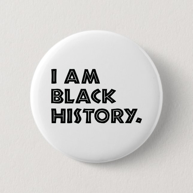 Black History Month Designs African Graphic 2 Inch Round Button (Front)